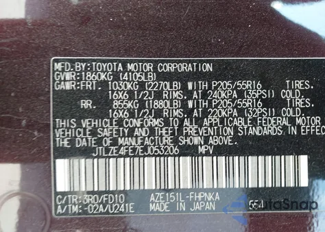 2014 Scion Xb z USA, uszkodzony, nr VIN JTLZE4FE7EJ053206